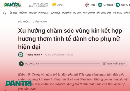Báo Dân trí nói về nước hoa Obaria