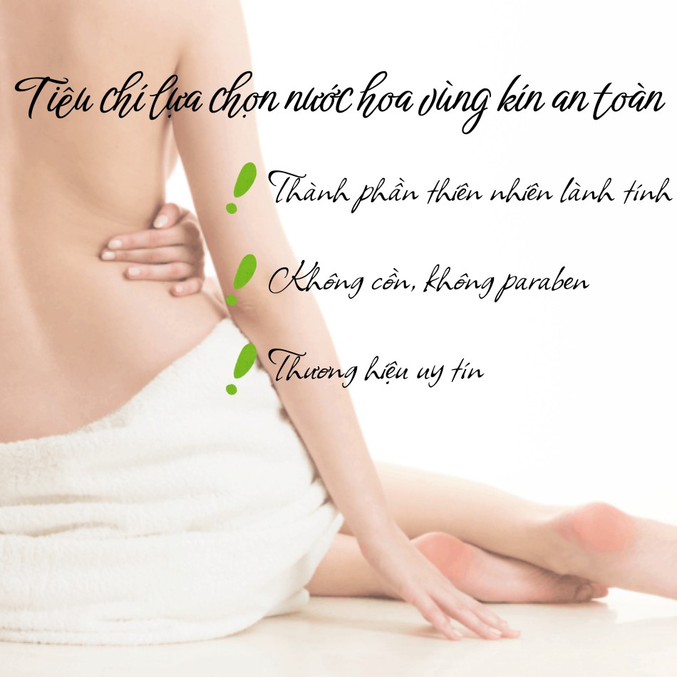 Tiêu chí lựa chọn nước hoa vùng kín an toàn cho phụ nữ sau sinh