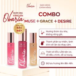 Combo 3 son nước hoa vùng kín Obaria