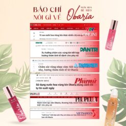 báo chí nói gì về obaria - Son nước hoa Obaria